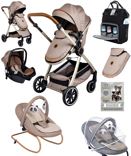 Baby Home 7 In 1 Yeni Doğan Full Set 990 Travel Sistem Bebek Arabası 330 Ev Tipi Ana Kucağı - 2