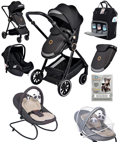 Baby Home 7 In 1 Yeni Doğan Full Set 990 Travel Sistem Bebek Arabası 330 Ev Tipi Ana Kucağı - 3