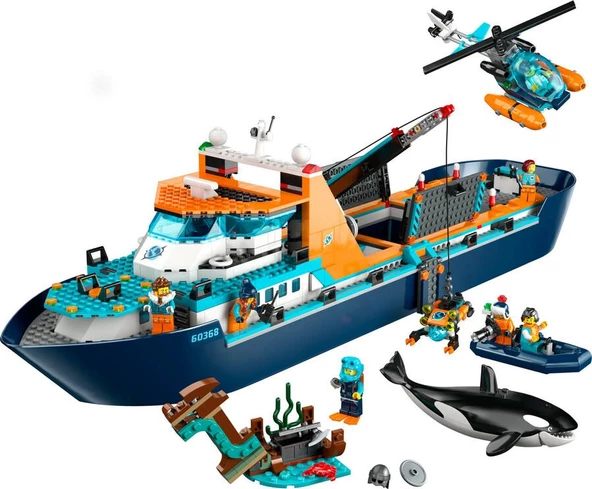 LEGO City 60368 Arctic Explorer Ship - 3