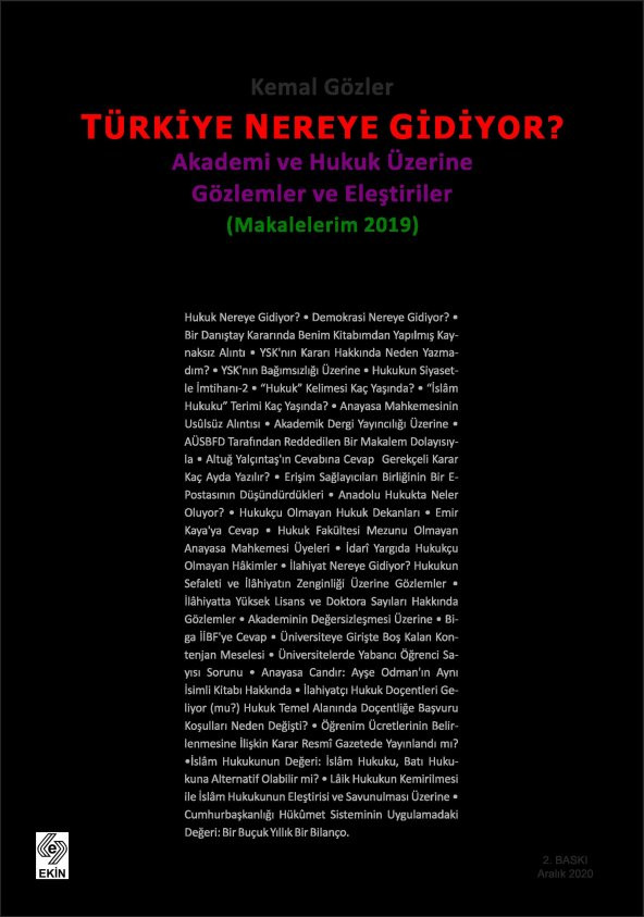 Türkiye Nereye Gidiyor? Kemal Gözler ürün görseli 1