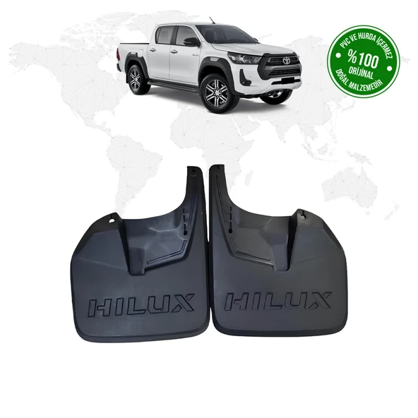 Toyota Hilux 2015 Model ve Sonrası Ön 2'li Paçalık (Çamurluk - Tozluk)