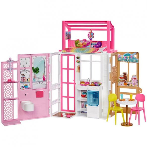 Barbienin Taşınabilir Portatif Evi HCD47 - 2