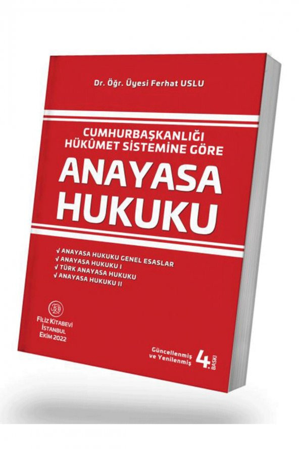 Cumhurbaşkanlığı Hükümet Sistemine Göre Anayasa Hukuku ürün görseli 1