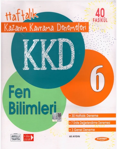KURMAY 6.SINIF FEN BİLİMLERİ KAZANIM KAVRAMA DENEMELERİ