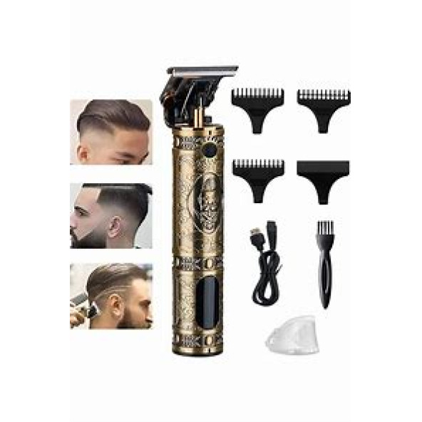 Kuru Kafa T Bıçaklı Saç Sakal Ense Çizim Epilasyon Öncesi Tıraş Traş Makinesi - 4