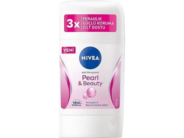 NIVEA DEO STICK 50ML PEARL BEAUTY KADIN