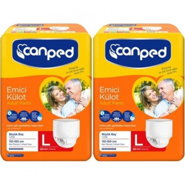 CANPED EMICI KULOT LARGE 30LU X 2 PAKET 60 ADET ürün görseli 1