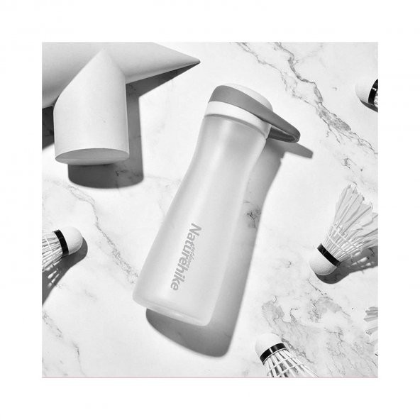 Naturehike Ultralight Portable Sport Tritan Su Şişesi 600 Ml. Beyaz NH20JS028.B - 2