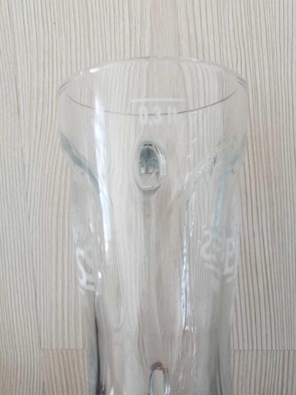 0.3LT EFES PİLSEN BİRA BARDAĞI BEYAZ YAZILI KULPLU 1 ADET ürün görseli 1