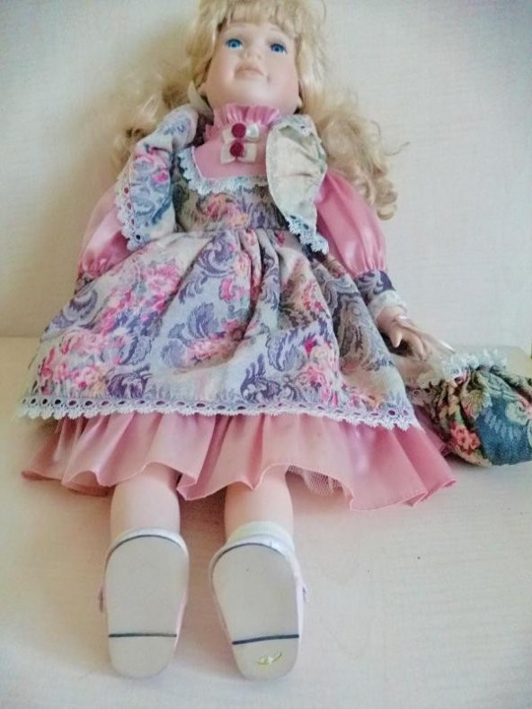 DAMGALI 55 CM AVRUPA PORSELEN OYUNCAK PORSELEN BEBEK N0 729