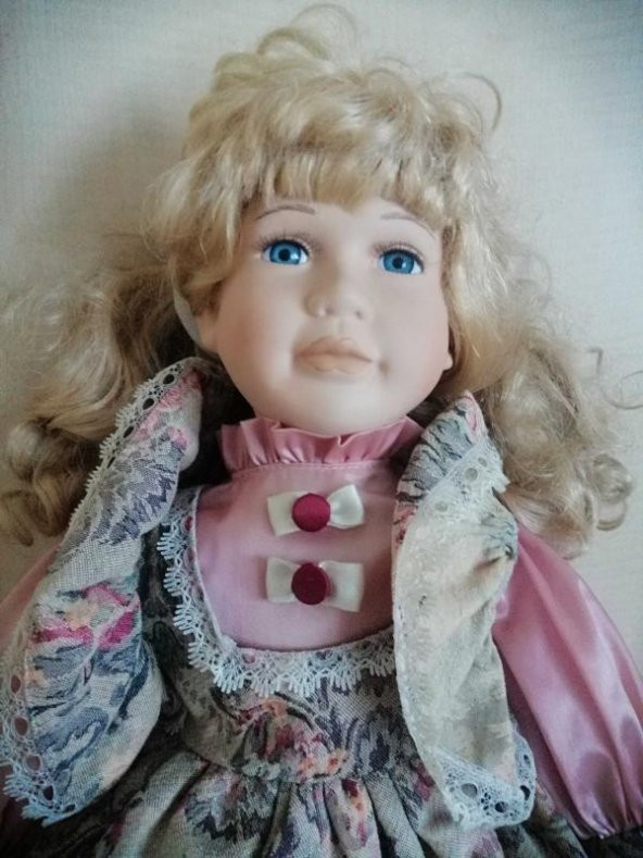 DAMGALI 55 CM AVRUPA PORSELEN OYUNCAK PORSELEN BEBEK N0 729 - 3