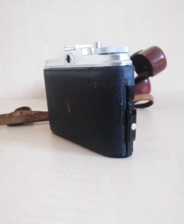 KOLEKSİYONLUK DERİ KILIFLI AGFA FOTOĞRAF MAKİNESİ - 4