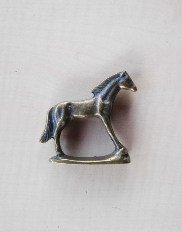 Bronz Pirinç Karışımı Biblo Pirinç At Bronz At ürün görseli 1