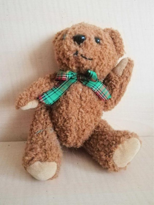 1 Adet Avrupa Peluş Oyuncak Haraketli Ayı El Ve Kolları Haraketli Kahverengi Renk