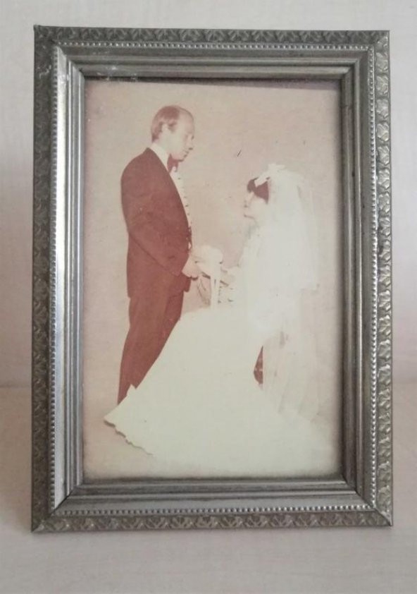 VİNTAGE FOTOĞRAF ÇERÇEVESİ METAL ÇERÇEVE DUVAR SÜSÜ