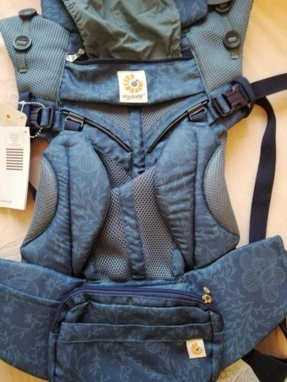 ERGO BABY 360 COOL AİR KANGRU OMNİ MESH BLUE PRİNT BEBEK KANGRUSU STOK SORUNUZ