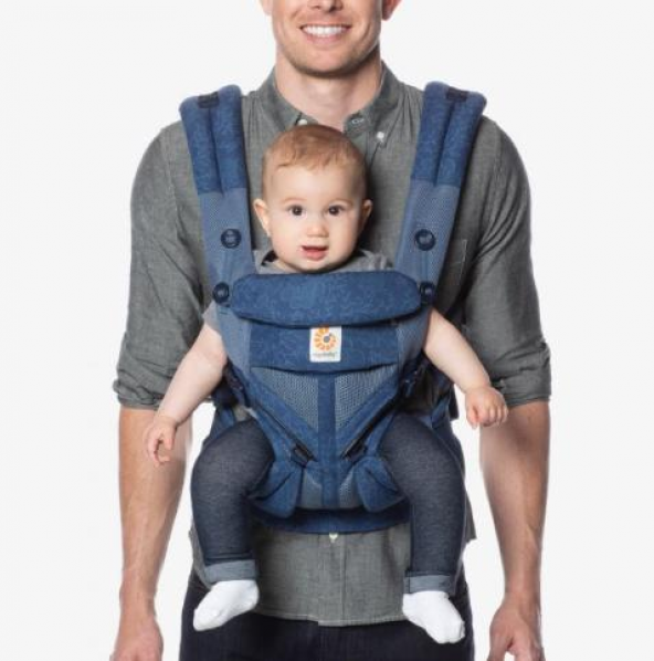 ERGO BABY 360 COOL AİR KANGRU OMNİ MESH BLUE PRİNT BEBEK KANGRUSU STOK SORUNUZ - 2