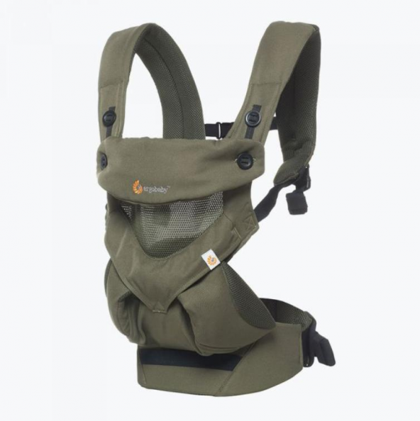 ERGO BABY 360 COOL AİR KANGRU OMNİ MESH ARMY GREEN BEBEK KANGRU STOK SORUNUZ - 2