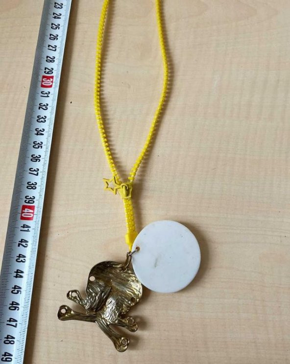 FERMUAR ŞEKLİNDE KOLYE  KURU KAFA KOLYE KONDÜSYONU İYİDİR