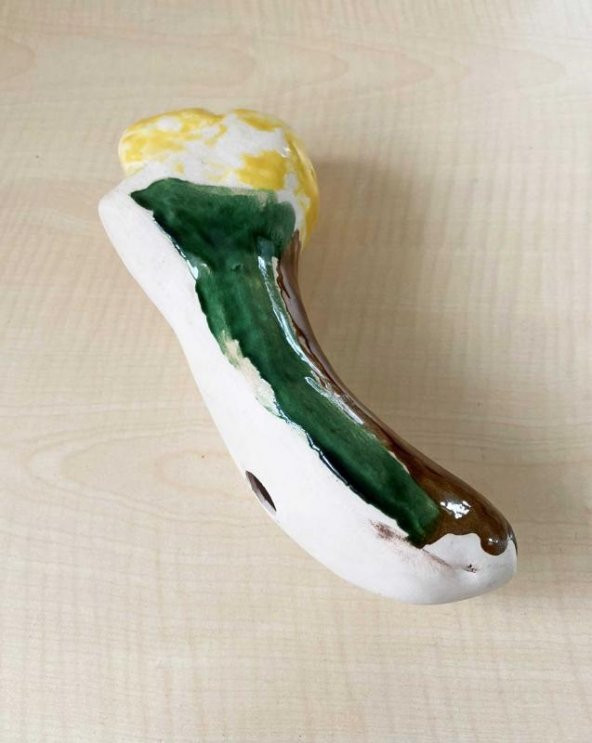 El Yapımı Seramik Farklı İnsan Figürü no 8 - Resim 2