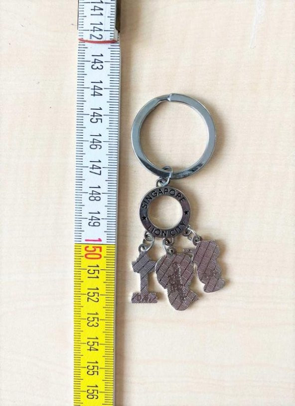 KOLEKSİYONLUK SİNGAPUR METAL ANAHTARLIK - 2