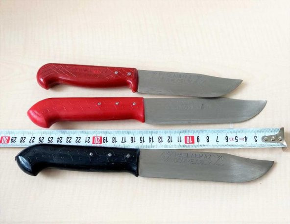 3 ADET ÜZÜM MARKA KAHRAMANMARAŞ BIŞAK EKMEK BIÇAĞI - 4