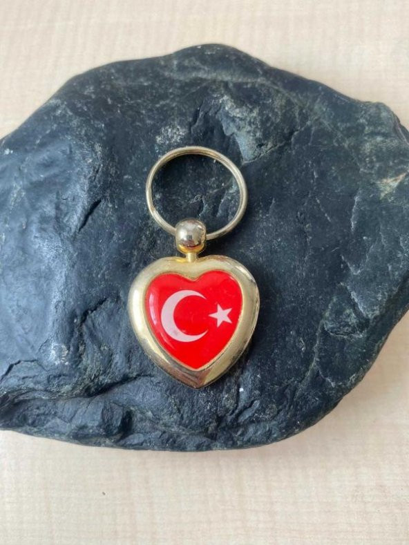 KOLEKSİYONLUK ÇİFT TARAFLI 3 HİLAL BOZKURT MHP ANAHTARLIK NO58