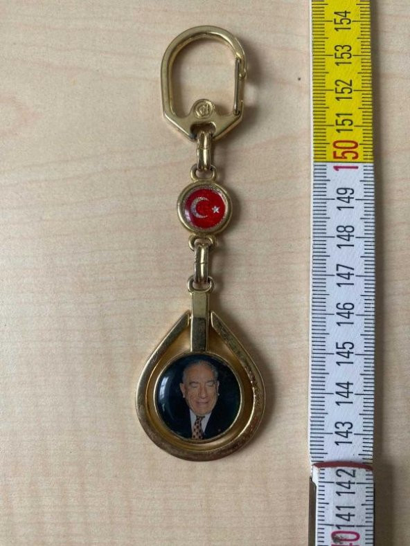 KOLEKSİYONLUK ÇİFT TARAFLI ALPARSLAN TÜRKEŞ MHP ANAHTARLIK BOZKURT NO 73 - Resim 2