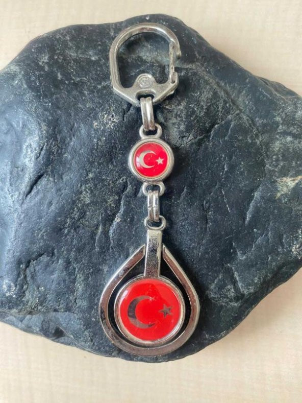 KOLEKSİYONLUK GÜZEL YURDUM TÜRKİYE YAZILI ANAHTARLIK AYYILDIZ NO90 ürün görseli