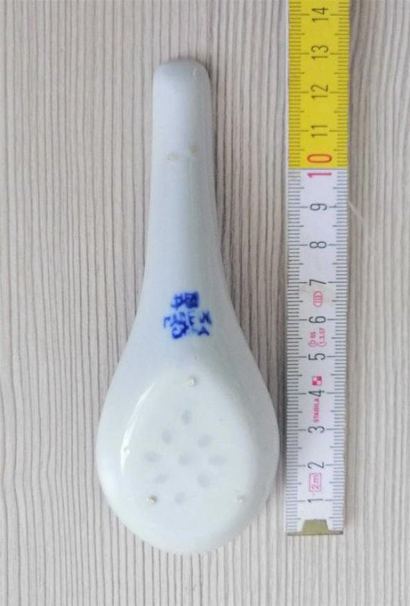 MADE İN CHİNA PORSELEN TADIM KAŞIĞI DAMGALI PORSELEN KAŞIK
