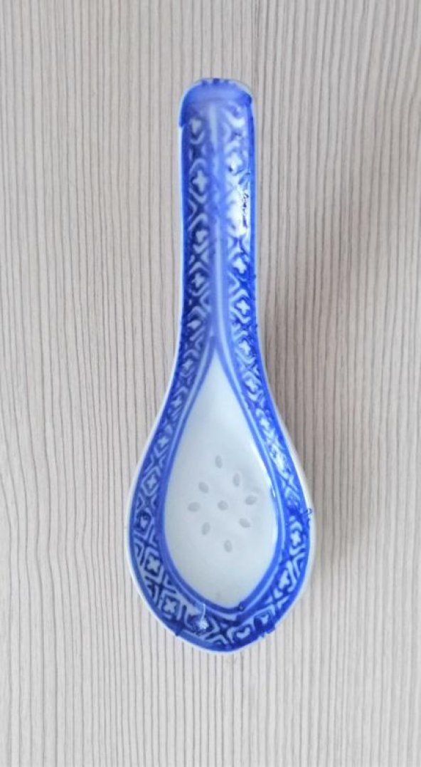 MADE İN CHİNA PORSELEN TADIM KAŞIĞI DAMGALI PORSELEN KAŞIK - Resim 2