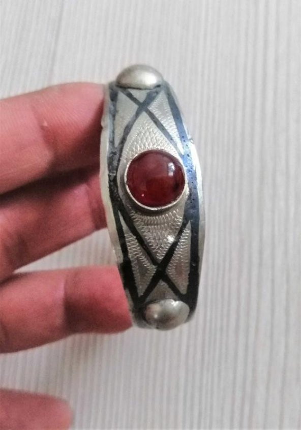 El işi Otantik Bilezik Gerçek Vintage Taşlı Osmalı Takı NO 82