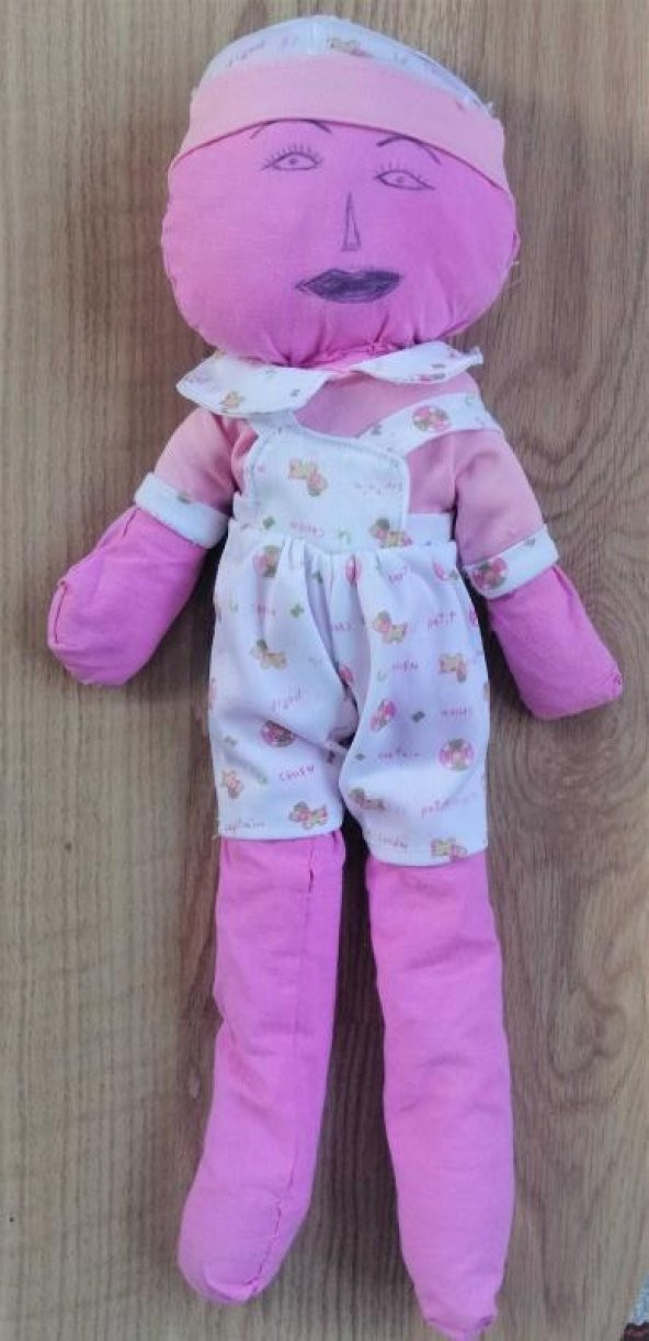 2 ADET EL YAPIMI BEZ BEBEK VE ÖRME BEBEK - Resim 4