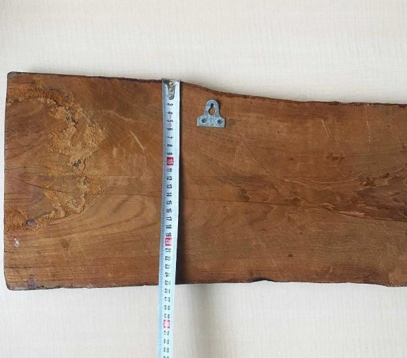 VİNTAGE EL OYMASI AHŞAP TABLO EL YAPIMI DUVAR SÜSÜ NO 77 - 4