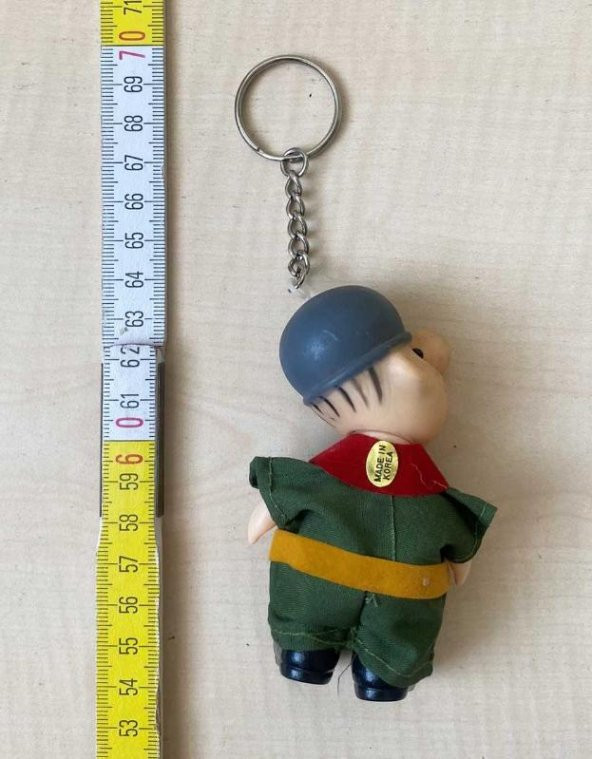 Vintage Made In Kore Anahtarlık Plastik Anahtarlık - Resim 3