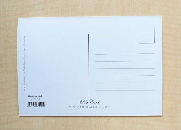 KAPICILAR KRALI KEMAL SUNAL YEŞİLÇAM FİLM KARTPOSTALI NO 07 - Resim 2