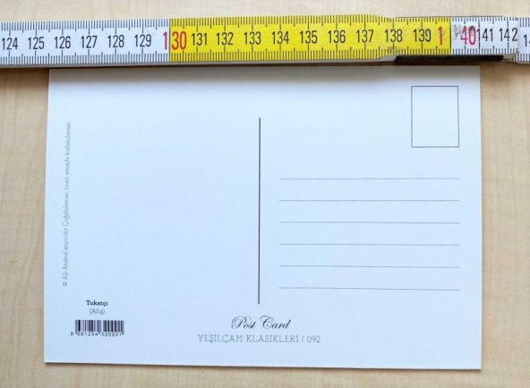 KEMAL SUNAL TOKATÇI YEŞİLÇAM FİLM KARTPOSTALI 10X15 CM - Resim 3