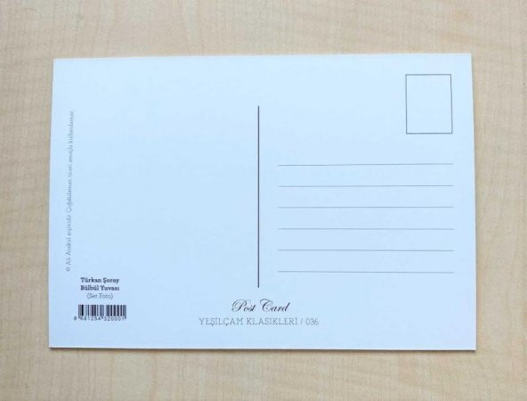 SİYAH BEYAZ TÜRKAN ŞORAY YEŞİLÇAM FİLM KARTPOSTALI NO 09 - 2