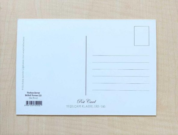 TÜRKAN ŞORAY YEŞİLÇAM FİLM KARTPOSTALI 10X15 CM - Resim 2