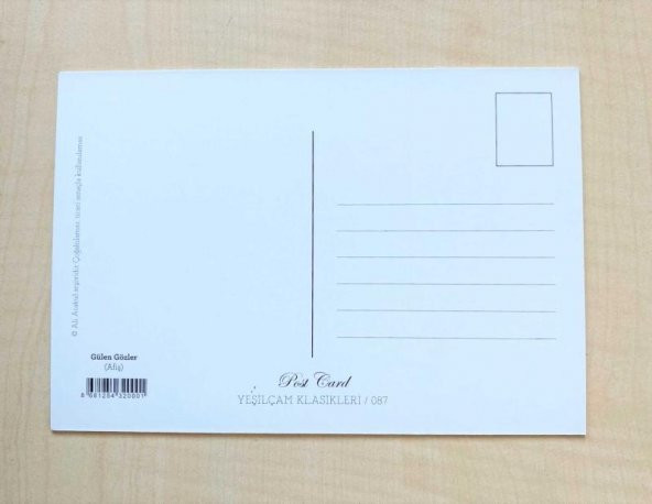 ERTEM EĞİLMEZ GÜLEN GÖZLER ADİLE NAŞİT ŞENER ŞEN MÜJDE AR YEŞİLÇAM FİLM KARTPOSTALI 10X15 CM - 2