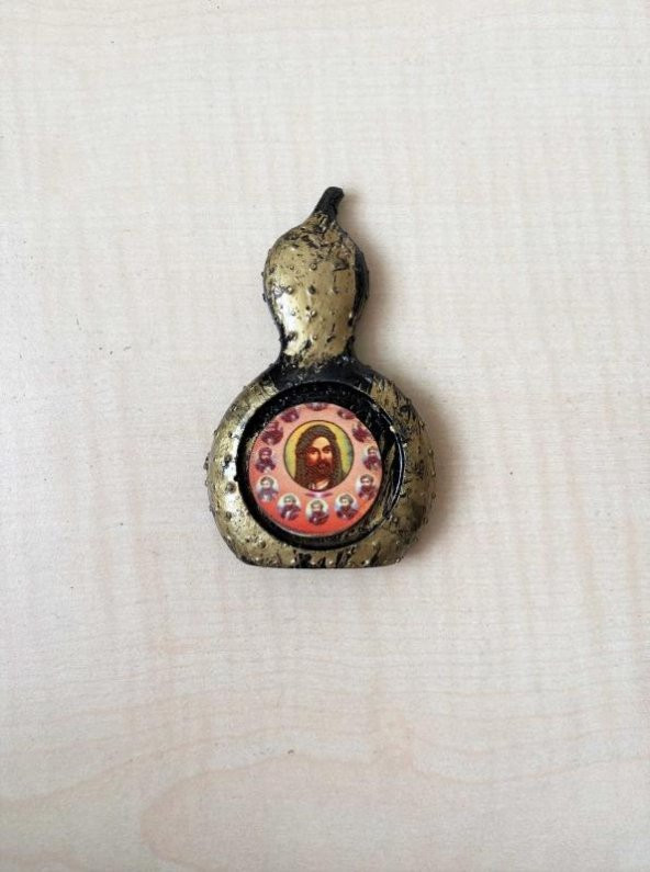 HZ. ALİ RESİMLİ MAGNET BAL KABAĞI FORMUNDA MAGNET NO 87 - 1