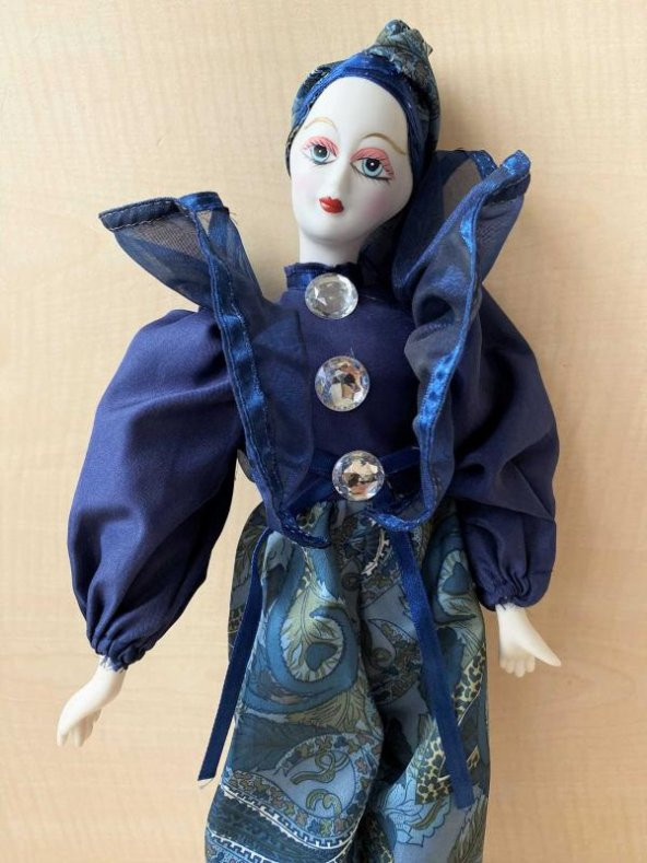 42CM VİNTAGE AVRUPA PORSELEN BEBEK OYUNCAK BEBEK NO 49 - Resim 3