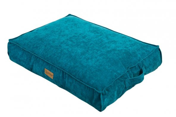 Dubex Plus Soft Serisi Kedi Köpek Yatağı Turkuaz Medium 76x56x13 cm - 2