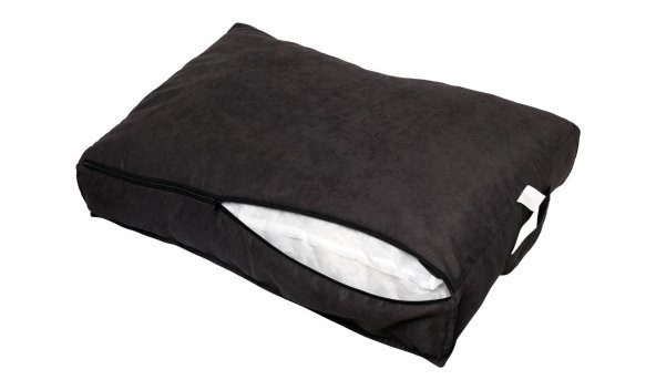 Dubex Plus Soft Serisi Kedi Köpek Yatağı Siyah Medium 76x56x13 cm - 3