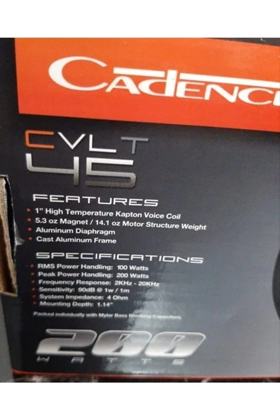 Cvlt 45 Tweeter - 3
