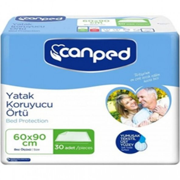 CANPED YATAK KORUYUCU 60X90 30 ADET - 2