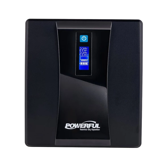 Powerful SLD-1000 1000va Line Interactive Ups Kesintisiz Güç Kaynağı - 3