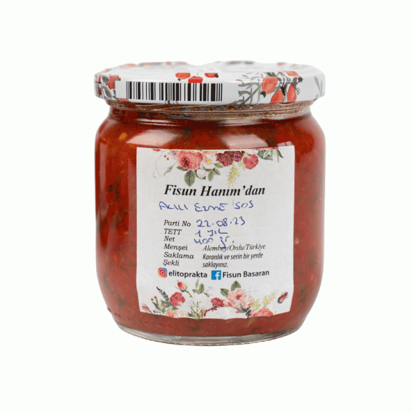 Acılı Ezme Sos 400 Gr
