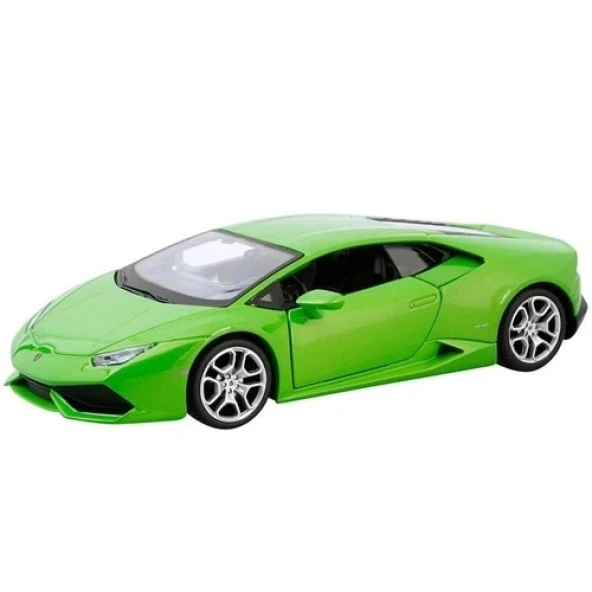 1:24 Lamborghini Huracan LP 610-4 Pilli Işıklı Uzaktan Kumandalı Araba -Yeşil