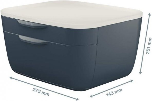 Leitz Cosy Çekmeceli Evrak Rafı - Kadife Gri - 2